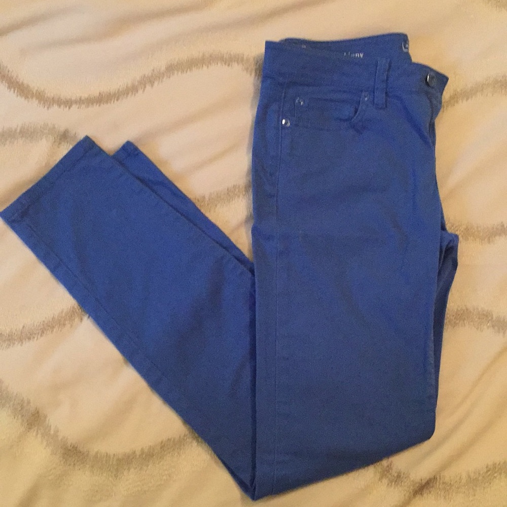 ❤️ Loft bright blue jeans